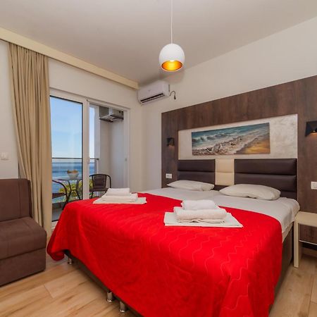 David Lux Beach Rooms Dobra Voda Exterior foto