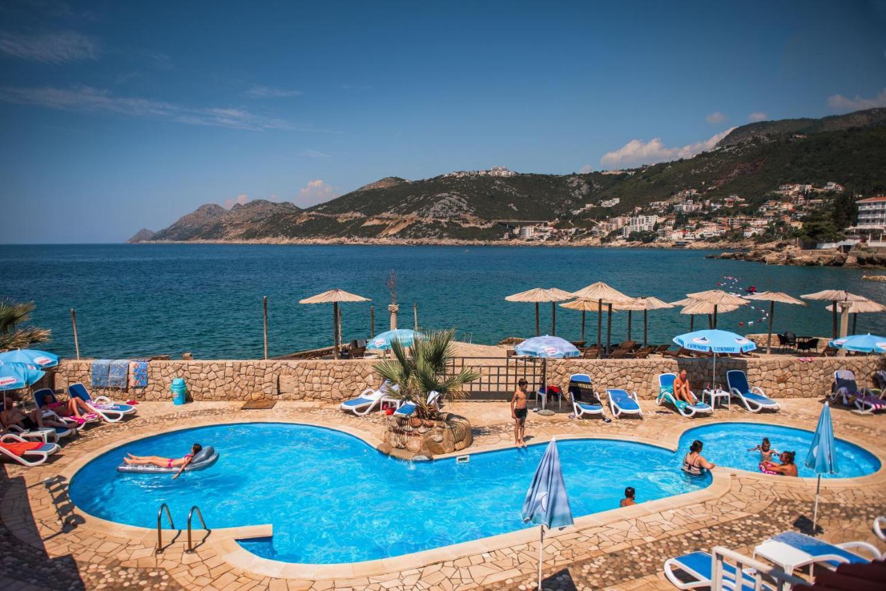 David Lux Beach Rooms Dobra Voda Exterior foto