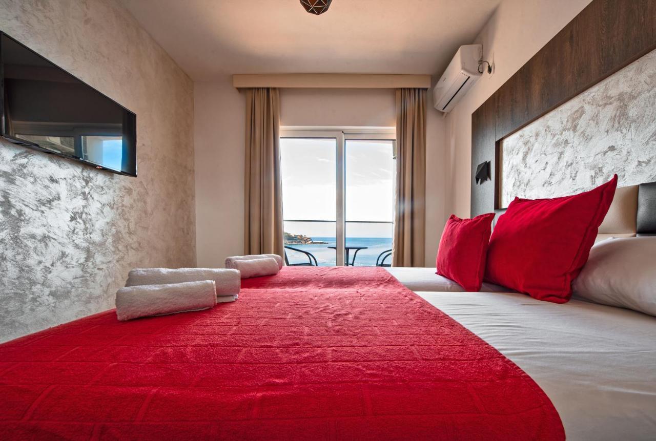 David Lux Beach Rooms Dobra Voda Exterior foto