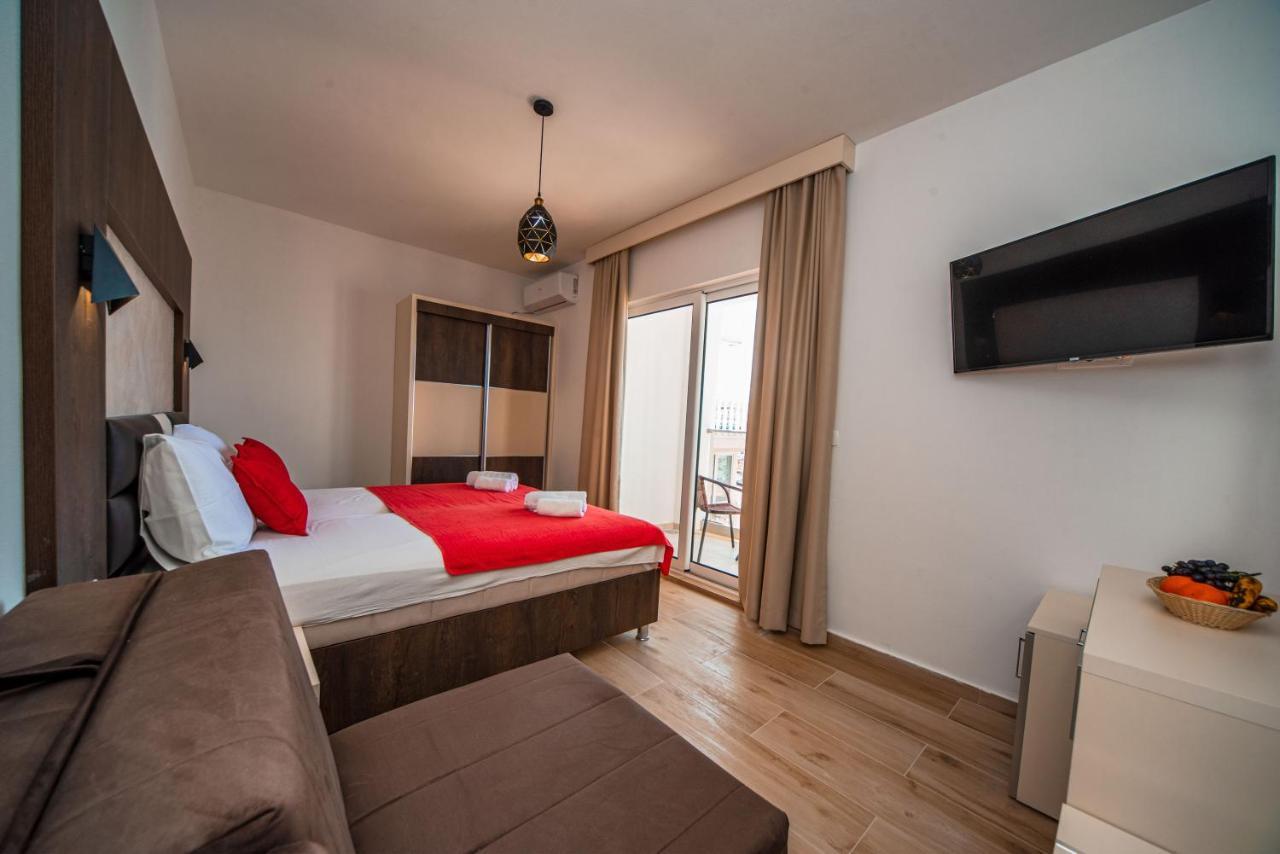 David Lux Beach Rooms Dobra Voda Exterior foto