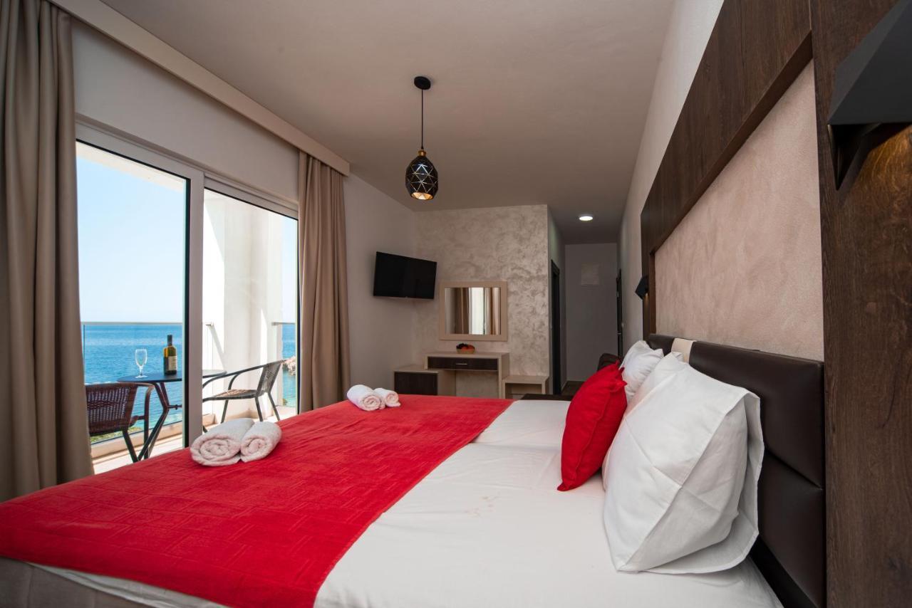 David Lux Beach Rooms Dobra Voda Exterior foto