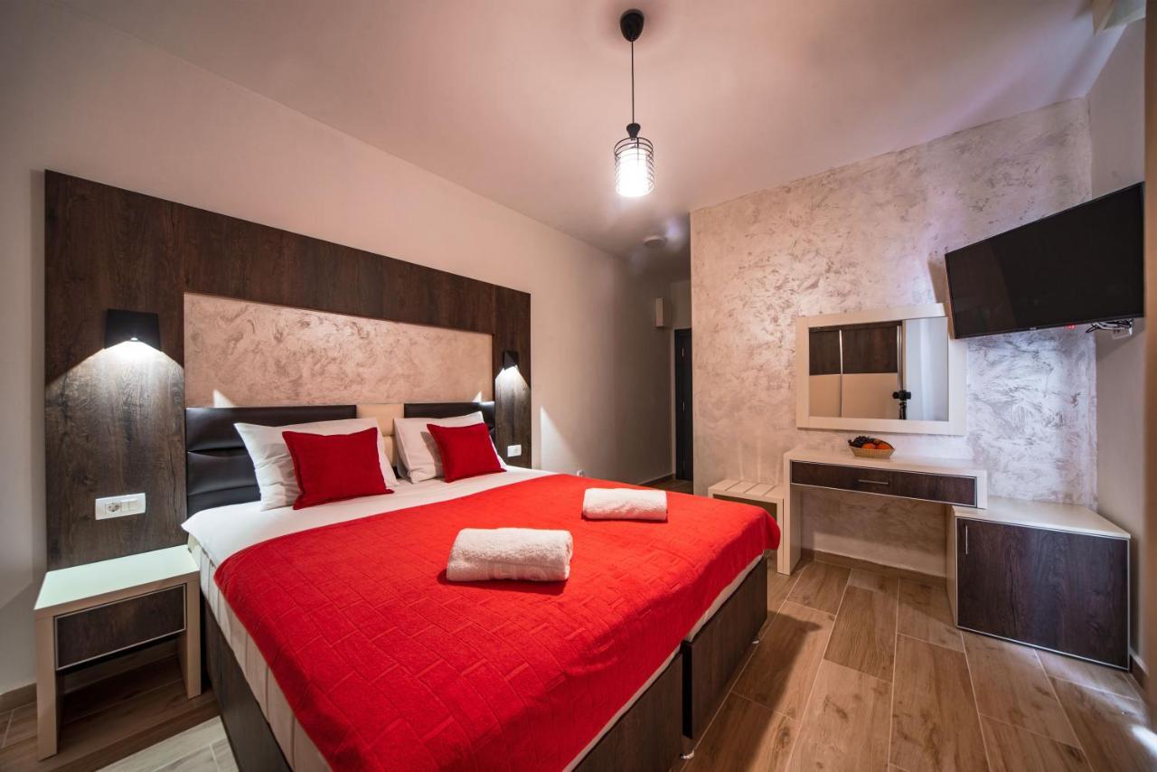 David Lux Beach Rooms Dobra Voda Exterior foto