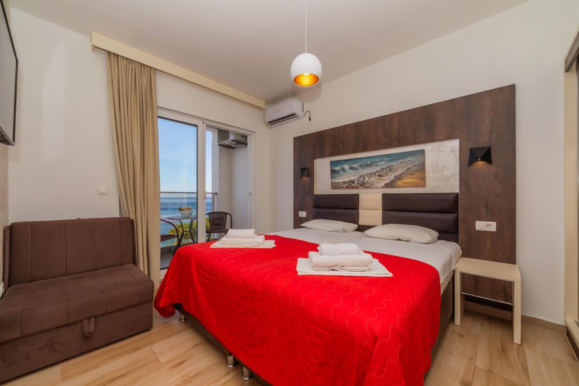 David Lux Beach Rooms Dobra Voda Exterior foto